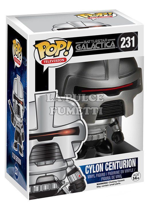 BATTLE STAR GALACTICA: CYLON CENTURION- VINYL FIGURE #  231 - POP FUNKO 